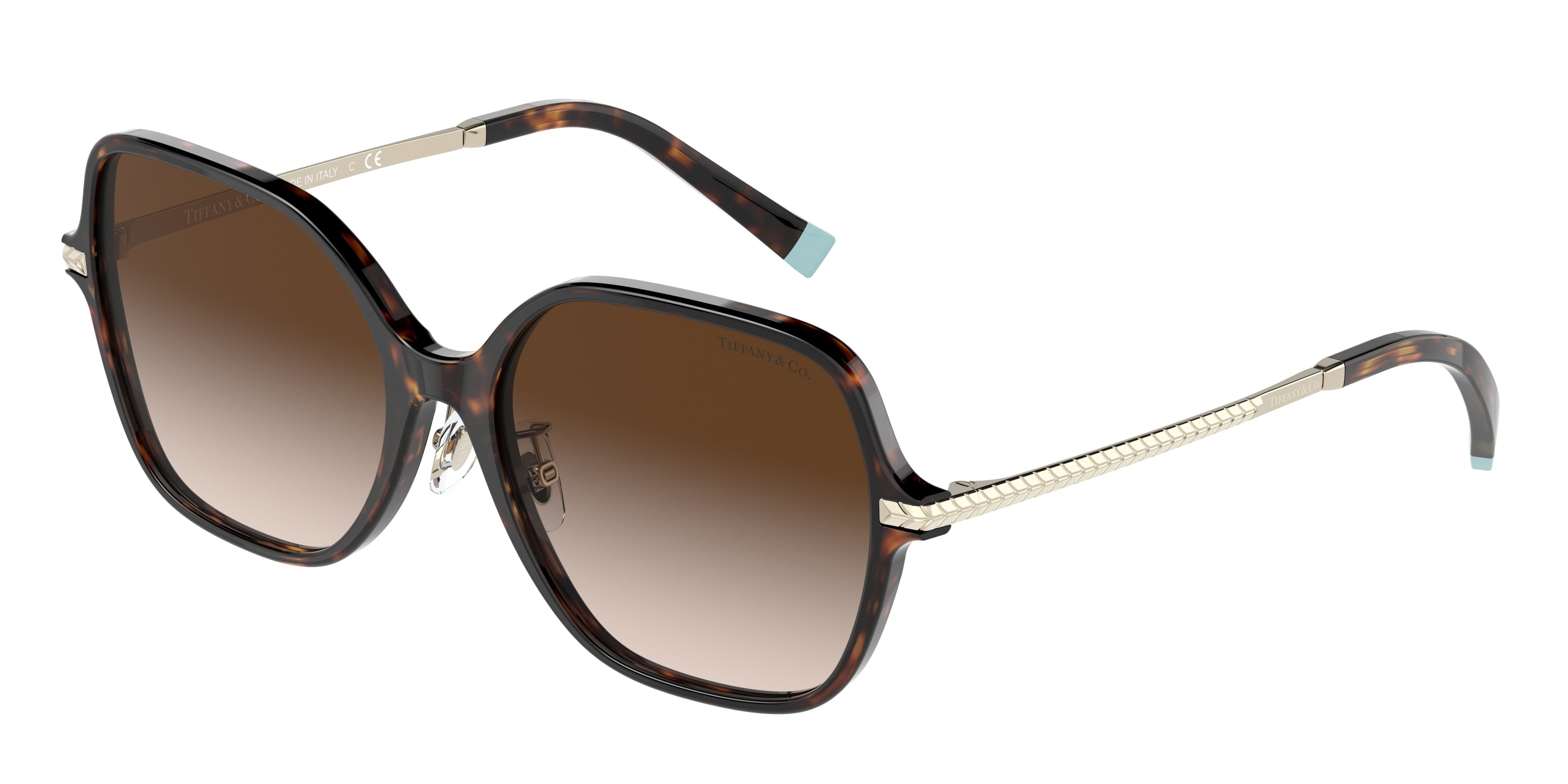 Tiffany TF4191F Pillow Sunglasses  80153B-Havana 57-140-17 - Color Map Tortoise