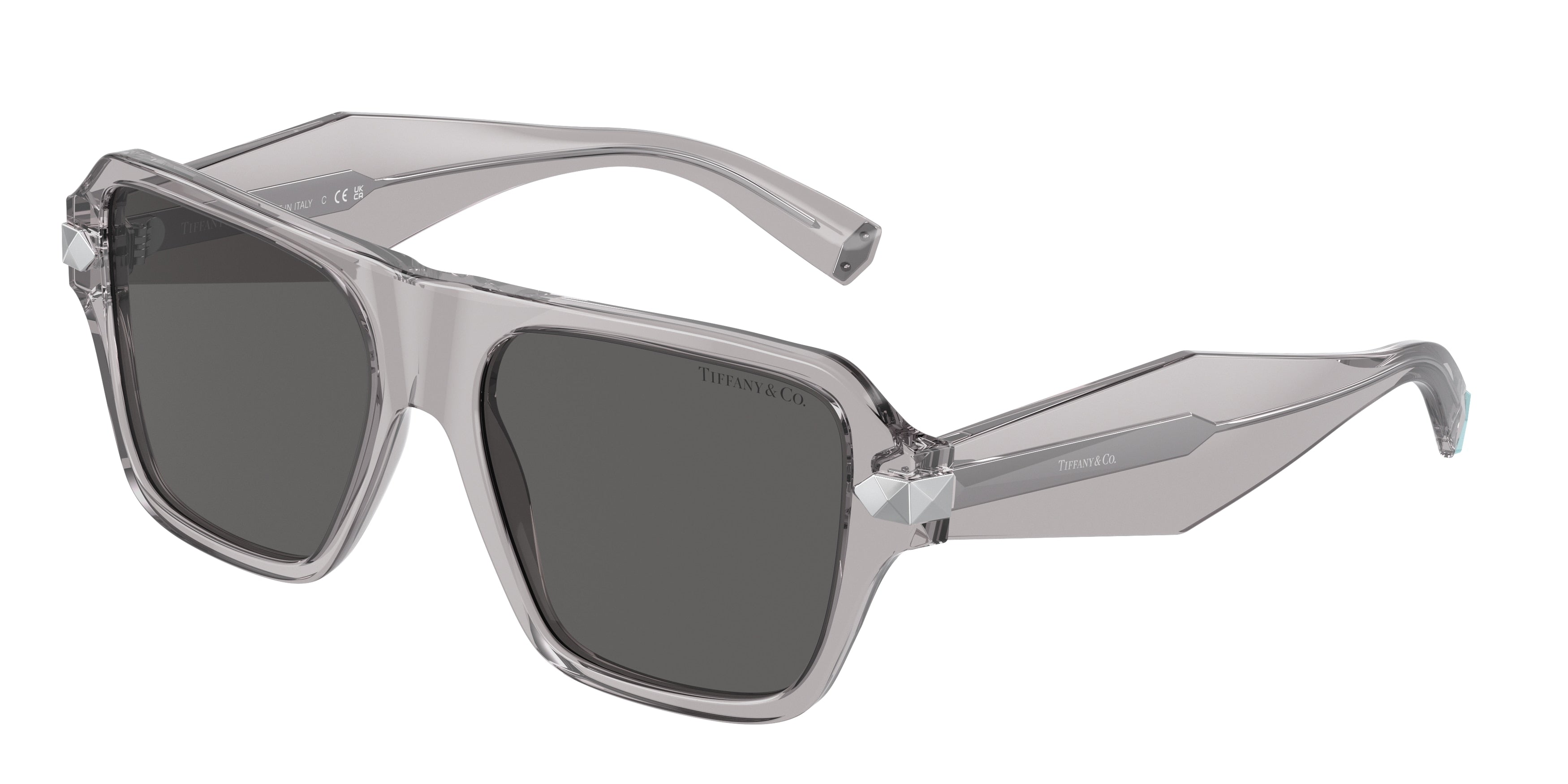 Tiffany TF4204 Square Sunglasses  8375S4-Crystal Grey 54-140-17 - Color Map Grey