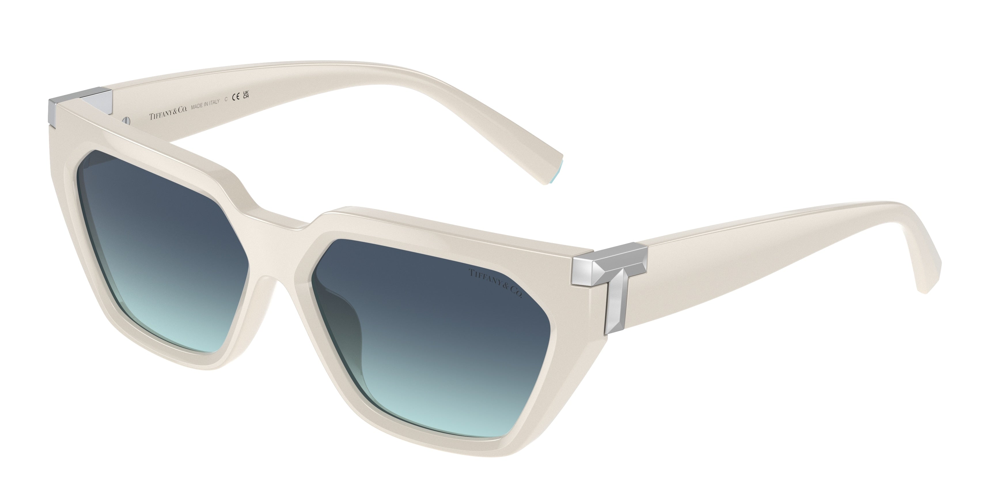 Tiffany TF4205U Irregular Sunglasses  83699S-Ivory 56-140-14 - Color Map White