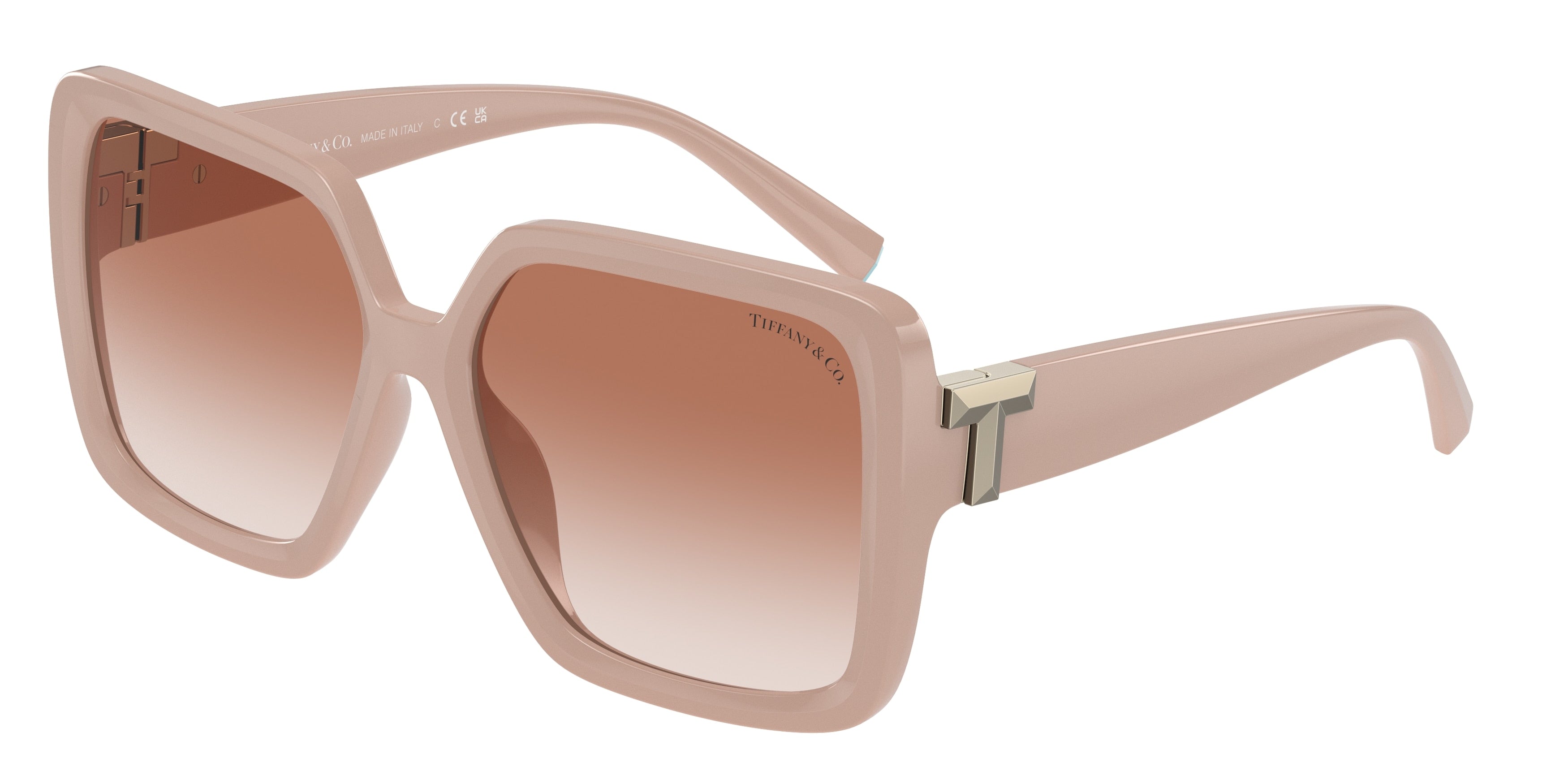 Tiffany TF4206U Square Sunglasses  836713-Cloud Pink 58-140-16 - Color Map Pink