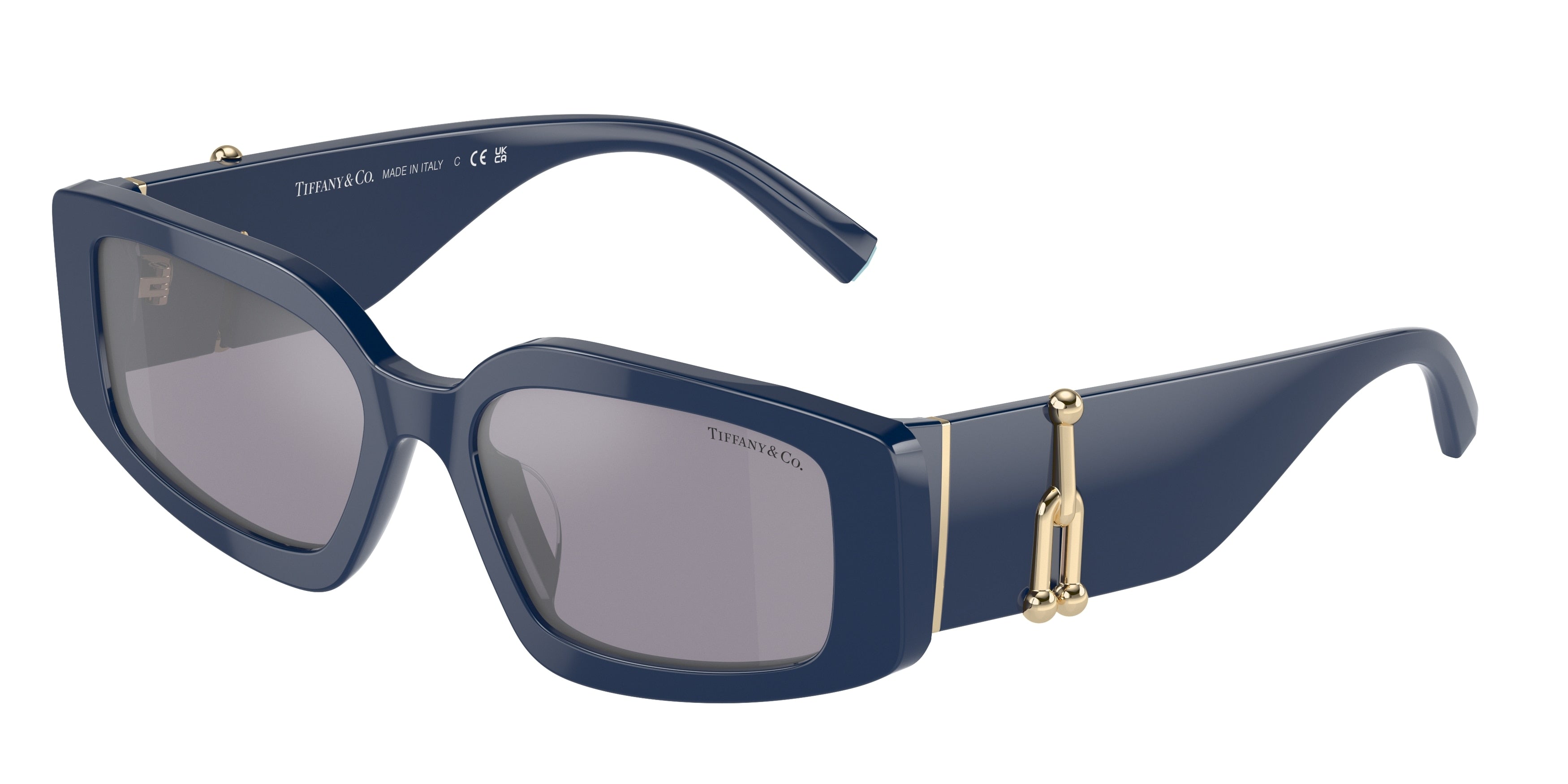 Tiffany TF4208U Rectangle Sunglasses  83852S-Spectrum Blue 54-140-17 - Color Map Blue