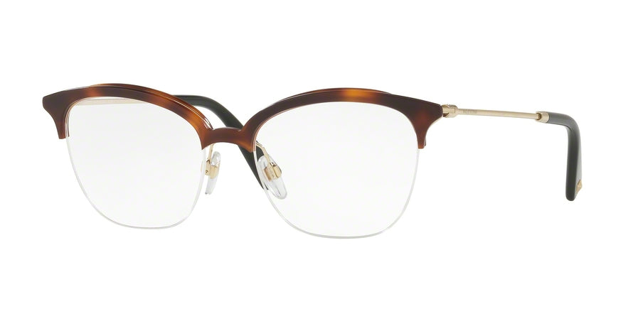 Valentino VA1005 Square Eyeglasses  3022-LIGHT GOLD/LIGHT HAVANA 50-17-135 - Color Map havana