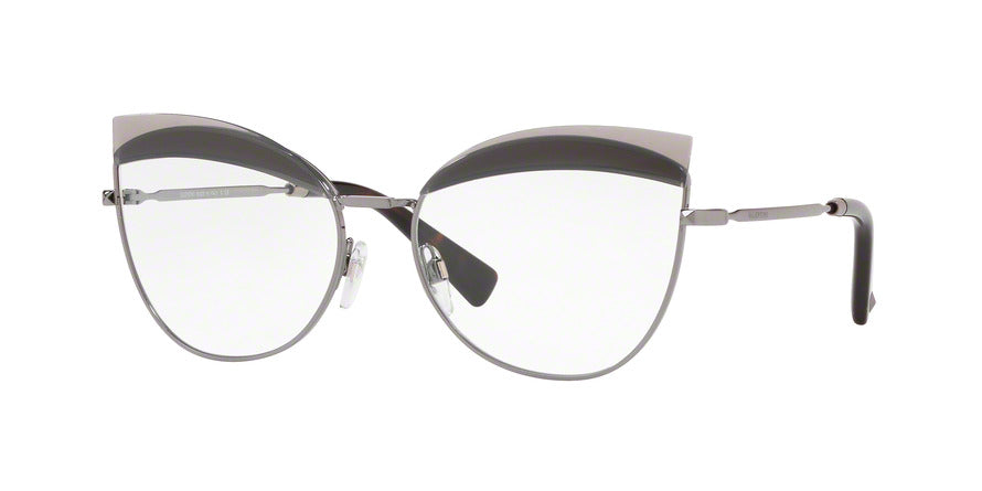 Valentino VA1014 Butterfly Eyeglasses  3005-GUNMETAL 56-17-135 - Color Map grey