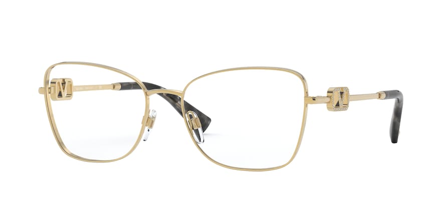 Valentino VA1019 Butterfly Eyeglasses  3002-GOLD 55-17-140 - Color Map gold