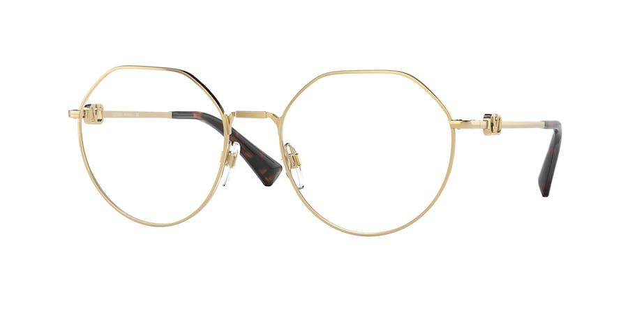 Valentino VA1021 Irregular Eyeglasses  3002-GOLD 54-18-140 - Color Map gold