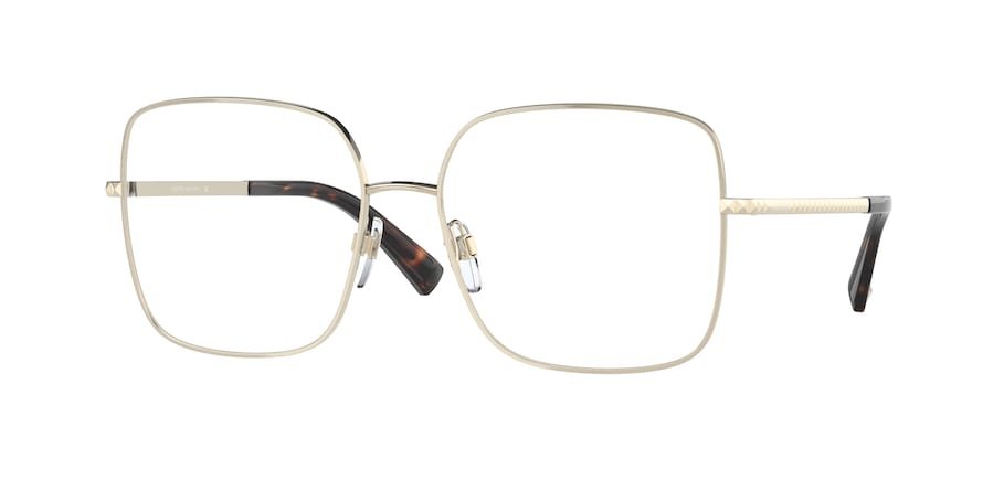 Valentino VA1024 Square Eyeglasses  3003-LIGHT GOLD 56-16-140 - Color Map gold