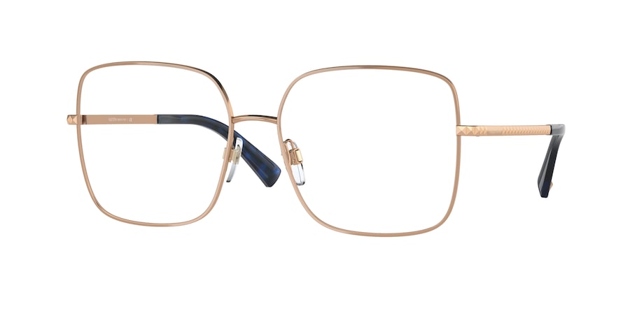 Valentino VA1024 Square Eyeglasses  3004-ROSE GOLD 56-16-140 - Color Map bronze/copper