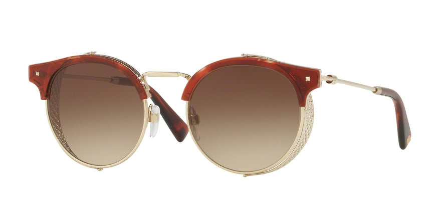 Valentino VA2008Z Phantos Sunglasses  302013-LIGHT GOLD 51-19-140 - Color Map gold