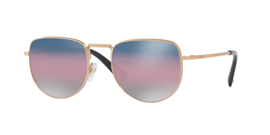 Valentino VA2012 Square Sunglasses  3004E6-ROSE GOLD 49-19-135 - Color Map pink