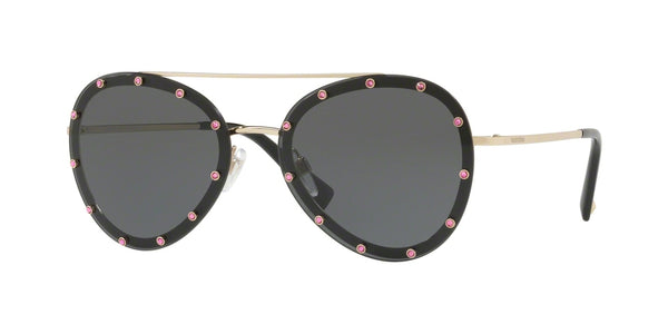 Valentino studded aviator best sale sunglasses