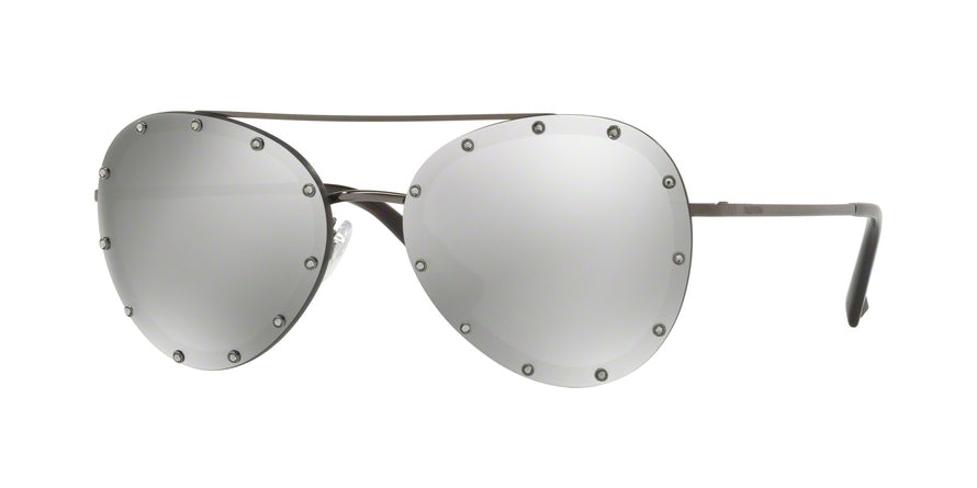 Valentino VA2013 Pilot Sunglasses  30056G-RUTHENIUM 58-16-140 - Color Map gunmetal