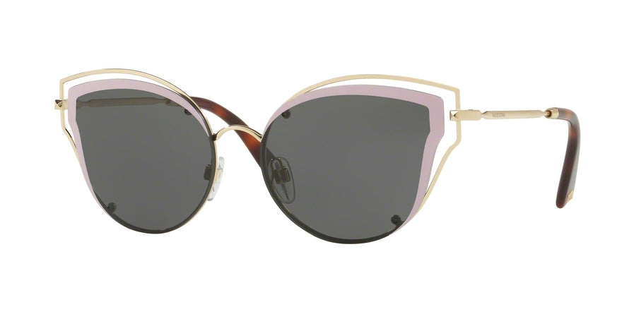 Valentino VA2015 Irregular Sunglasses  300387-LIGHT GOLD 58-17-140 - Color Map gold