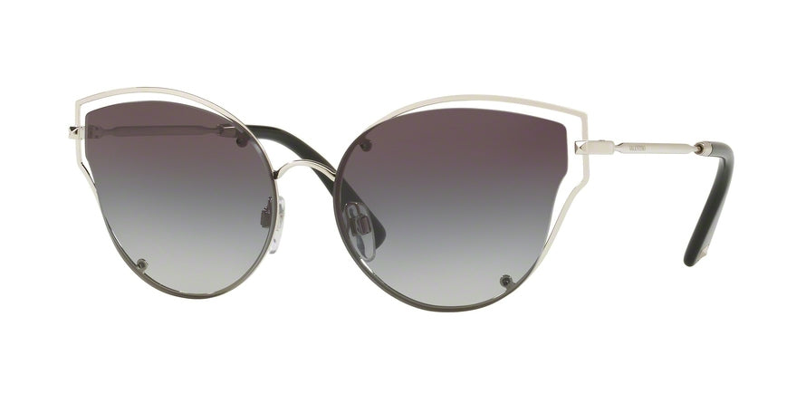 Valentino VA2015 Irregular Sunglasses  30068G-SILVER 58-17-140 - Color Map silver