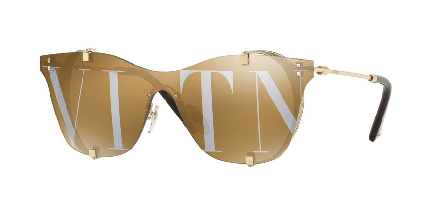 Valentino VA2016 Square Sunglasses  3003V3-LIGHT GOLD 39-139-140 - Color Map gold