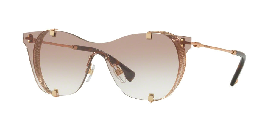 Valentino VA2016 Square Sunglasses  300413-ROSE GOLD 39-139-140 - Color Map pink