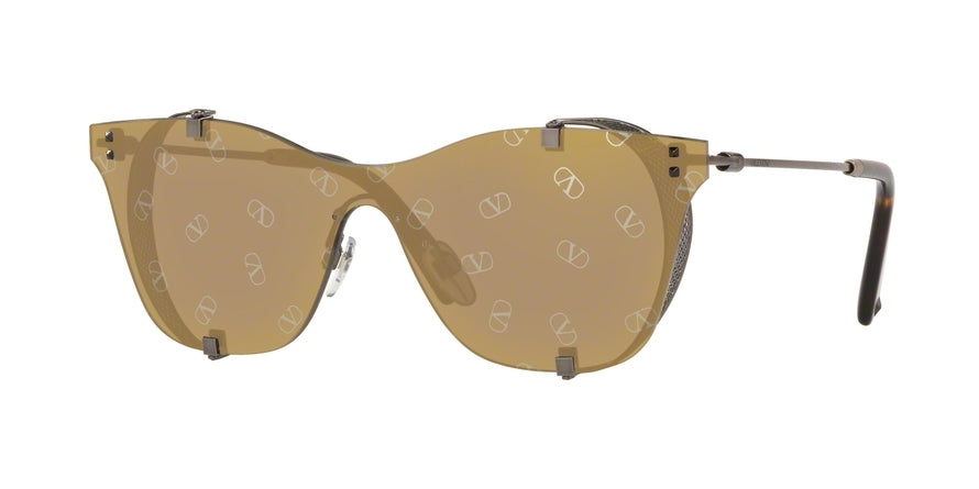 Valentino VA2016 Square Sunglasses  3039V3-RUTHENIUM 39-139-140 - Color Map gold