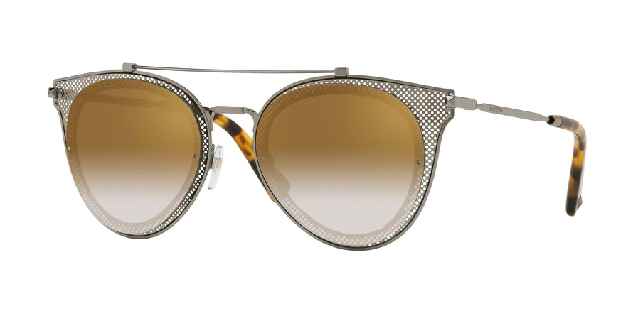Valentino VA2019 Pilot Sunglasses  30056E-GUNMETAL 53-19-140 - Color Map gold