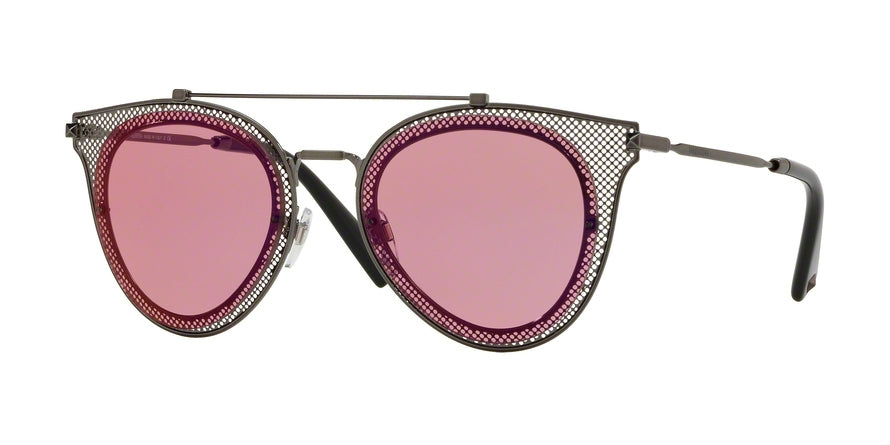 Valentino VA2019 Pilot Sunglasses  3039F6-RUTHENIUM 53-19-140 - Color Map gunmetal