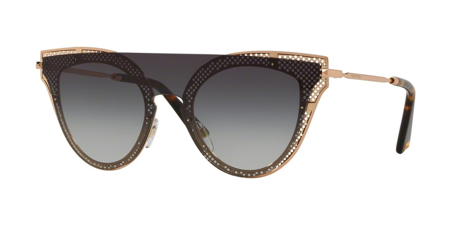 Valentino VA2020 Cat Eye Sunglasses  30048G-ROSE GOLD 35-135-140 - Color Map pink