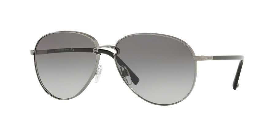 Valentino VA2021 Pilot Sunglasses  300511-GUNMETAL 59-14-140 - Color Map gunmetal