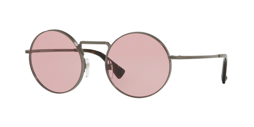 Valentino VA2024 Round Sunglasses  303984-RUTHENIUM 51-20-140 - Color Map gunmetal