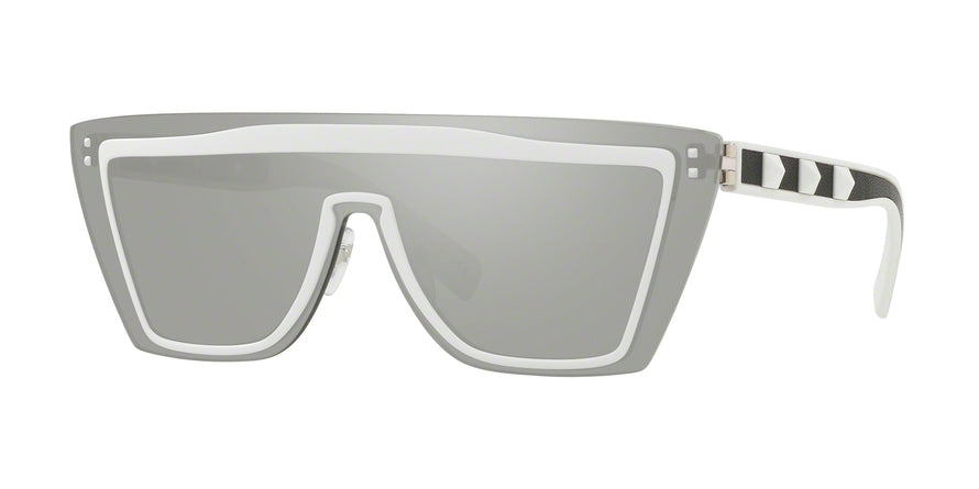 Valentino VA2026 Rectangle Sunglasses  30406G-MATTE WHITE 46-146-140 - Color Map white