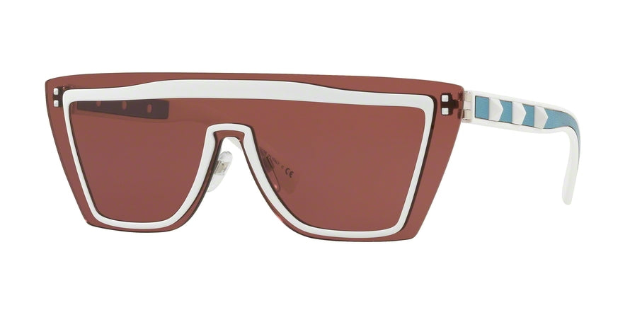 Valentino VA2026 Rectangle Sunglasses  304084-MATTE WHITE 46-146-140 - Color Map white