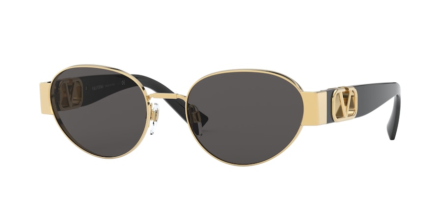 Valentino VA2037 Oval Sunglasses  300287-GOLD 54-19-140 - Color Map gold