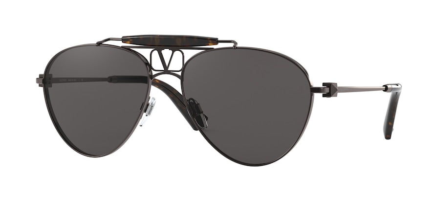 Valentino VA2039 Pilot Sunglasses  303987-RUTENIUM 59-16-140 - Color Map gunmetal