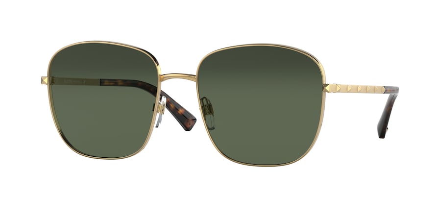 Valentino VA2046 Square Sunglasses  300271-GOLD 57-18-140 - Color Map gold