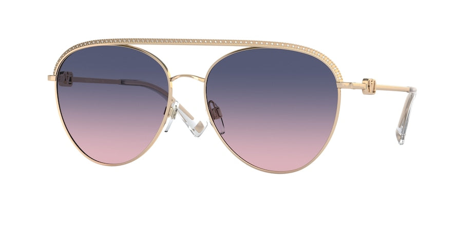 Valentino VA2048 Pilot Sunglasses  3004I6-ROSE GOLD 57-16-140 - Color Map bronze/copper