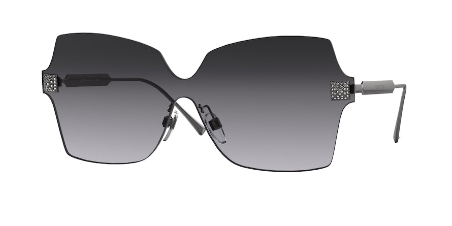 Valentino VA2049 Irregular Sunglasses  30398G-GUNMETAL 45-145-140 - Color Map grey