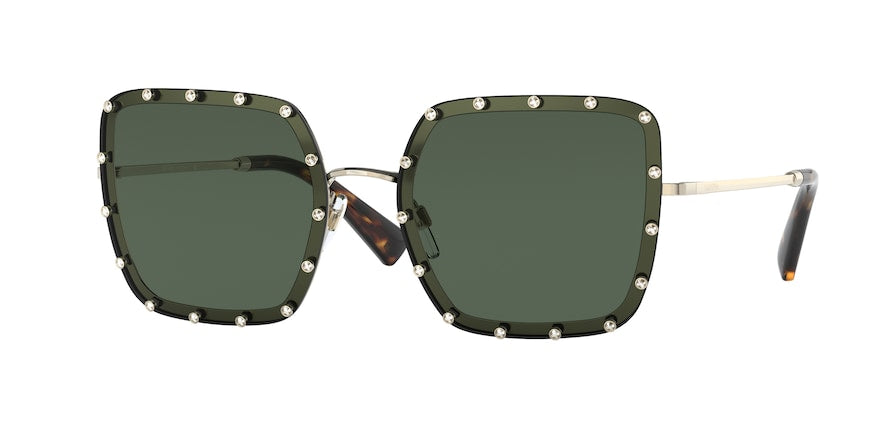 Valentino VA2052 Square Sunglasses  300371-GREEN 58-16-145 - Color Map green