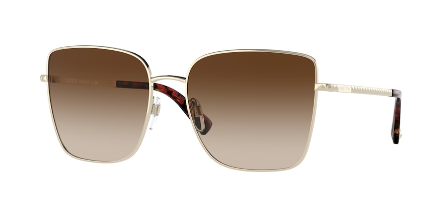 Valentino VA2054 Butterfly Sunglasses  300313-LIGHT GOLD 57-17-140 - Color Map gold