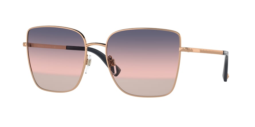 Valentino VA2054 Butterfly Sunglasses  3004I6-PINK GOLD 57-17-140 - Color Map bronze/copper