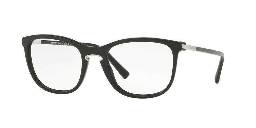 Valentino VA3003 Round Eyeglasses  5001-BLACK 53-19-140 - Color Map black