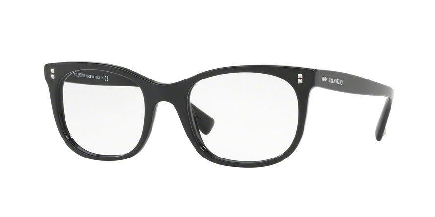 Valentino VA3010A Oval Eyeglasses  5001-BLACK 52-20-140 - Color Map black