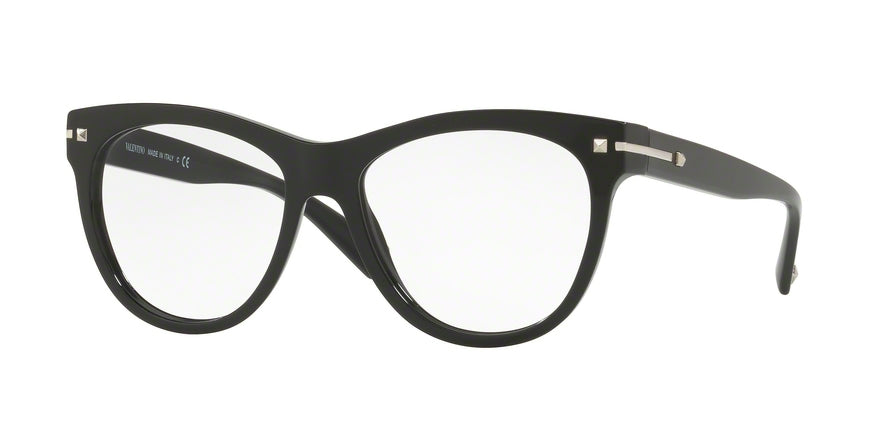 Valentino VA3011 Cat Eye Eyeglasses  5001-BLACK 53-16-140 - Color Map black