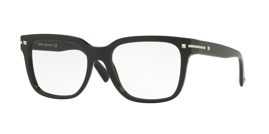 Valentino VA3012 Square Eyeglasses  5001-BLACK 53-17-140 - Color Map black