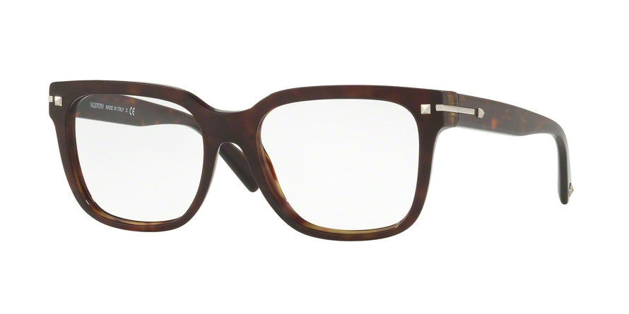 Valentino VA3012 Square Eyeglasses  5002-HAVANA 51-17-140 - Color Map havana