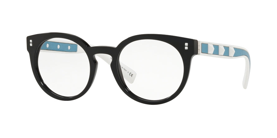 Valentino VA3024A Round Eyeglasses  5079-BLACK 50-20-140 - Color Map black