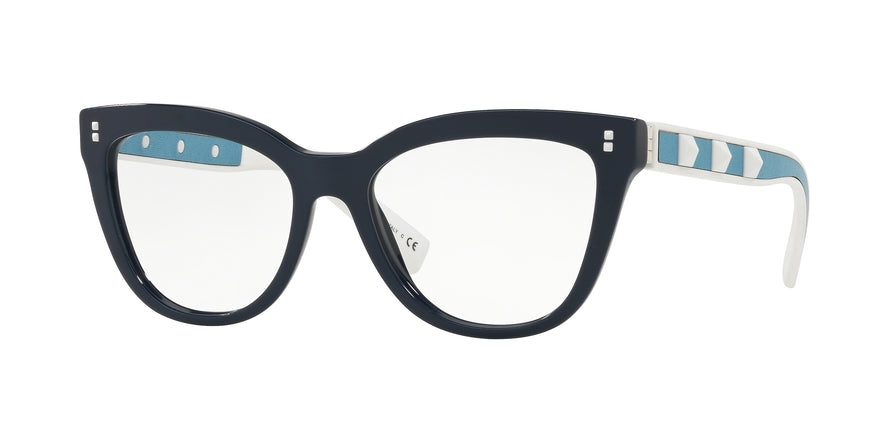 Valentino VA3025 Cat Eye Eyeglasses  5034-BLUE 53-17-140 - Color Map blue