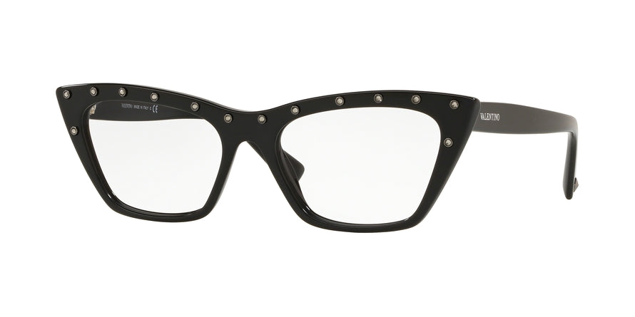Valentino VA3031 Cat Eye Eyeglasses  5001-BLACK 54-17-140 - Color Map black