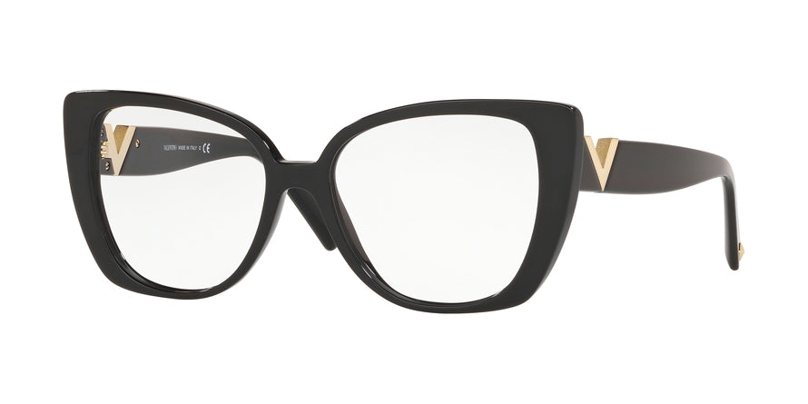 Valentino VA3038 Butterfly Eyeglasses  5001-BLACK 54-16-140 - Color Map black