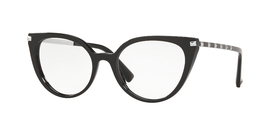 Valentino VA3040 Cat Eye Eyeglasses  5001-BLACK 53-18-140 - Color Map black