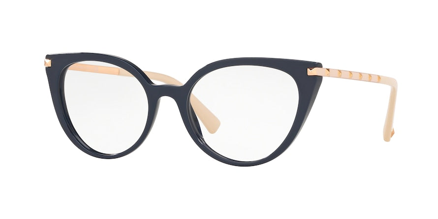 Valentino VA3040 Cat Eye Eyeglasses  5034-BLUE 53-18-140 - Color Map blue