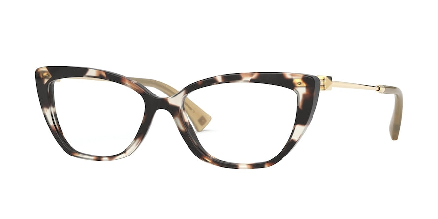 Valentino VA3045 Cat Eye Eyeglasses  5097-HAVANA BROWN 54-16-140 - Color Map light brown
