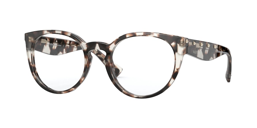 Valentino VA3047 Phantos Eyeglasses  5097-BROWN/TORTOISE BEIGE 51-20-140 - Color Map beige