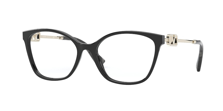 Valentino VA3050F Butterfly Eyeglasses  5001-BLACK 54-17-140 - Color Map black