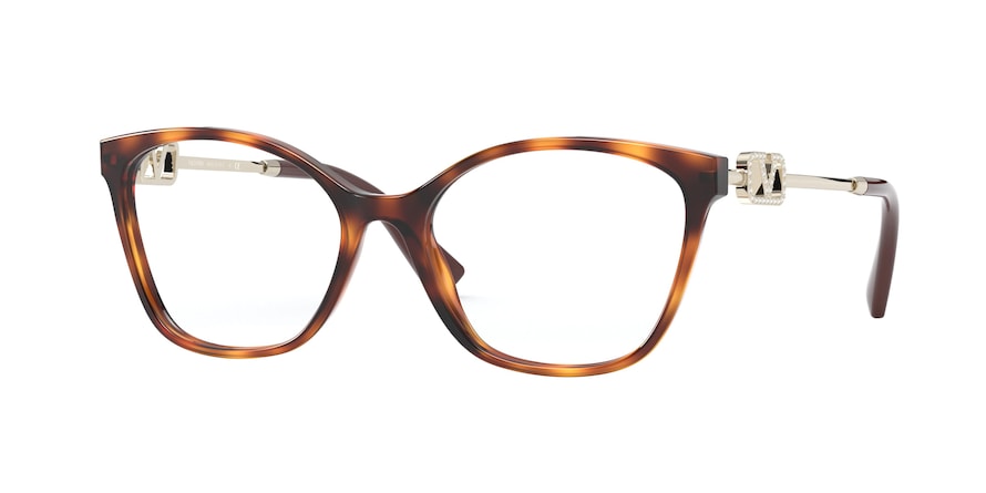 Valentino VA3050 Butterfly Eyeglasses  5011-HAVANA 54-17-140 - Color Map brown